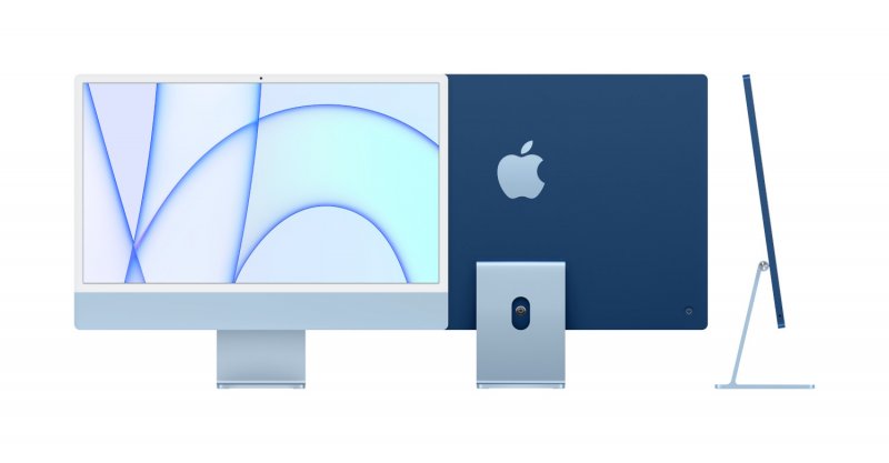 Apple iMac/ 24"/ 4480 x 2520/ M1/ 8GB/ 512GB SSD/ M1/ Big Sur/ Blue/ 1R - obrázek produktu