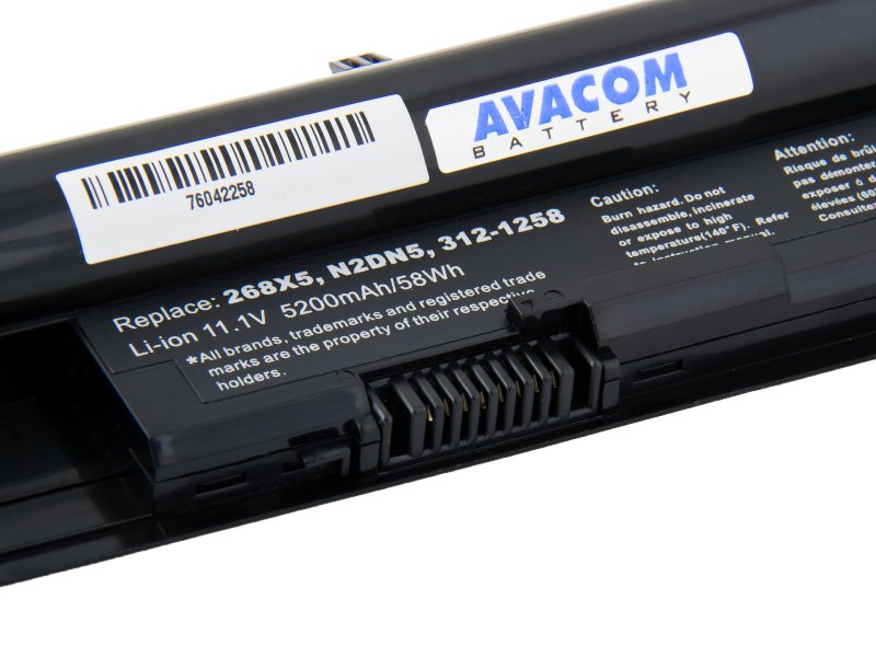 Baterie AVACOM NODE-IN41-806 pro Dell Inspiron N411z, Vostro V131 Li-Ion 11,1V 5200mAh/ 58Wh - obrázek č. 2