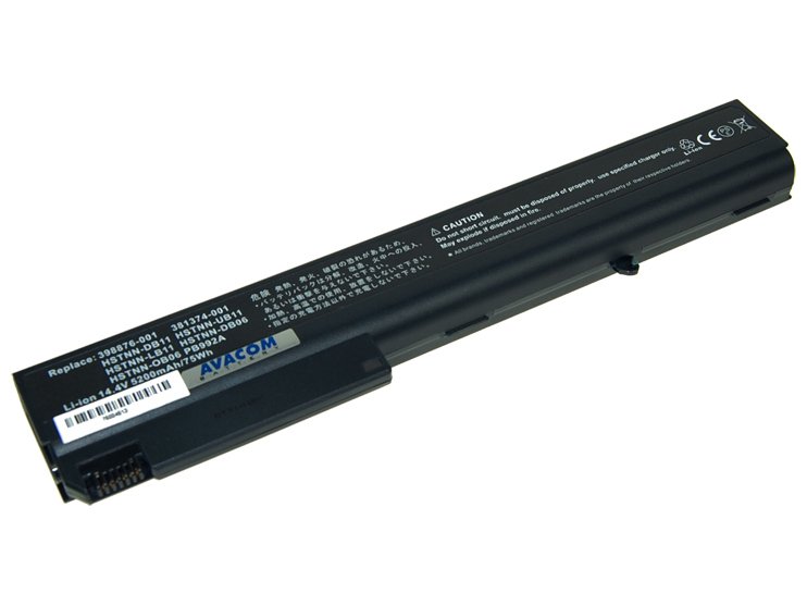Baterie AVACOM NOHP-nc82-806 pro HP Business NC8200/ 8230 NX8200 series Li-Ion 14,8V 5200mAh/ 77Wh - obrázek produktu