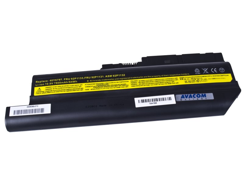 Baterie AVACOM NOIB-R60h-806 pro IBM ThinkPad R60/ T60/ Z60 Li-Ion 10,8V 7800mAh/ 84Wh - obrázek produktu