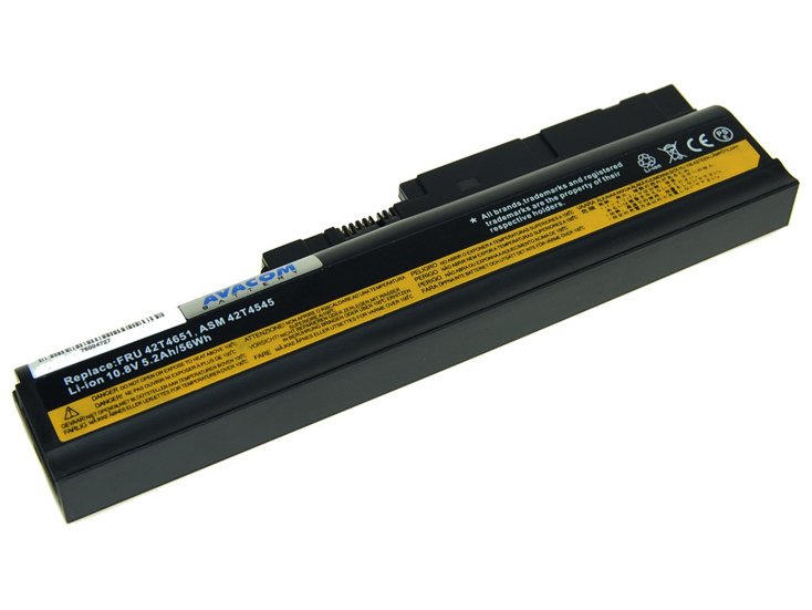 Baterie AVACOM NOLE-SL30-806 pro Lenovo ThinkPad SL300/ SL400/ SL500 Series Li-Ion 10,8V 5200mAh - obrázek produktu