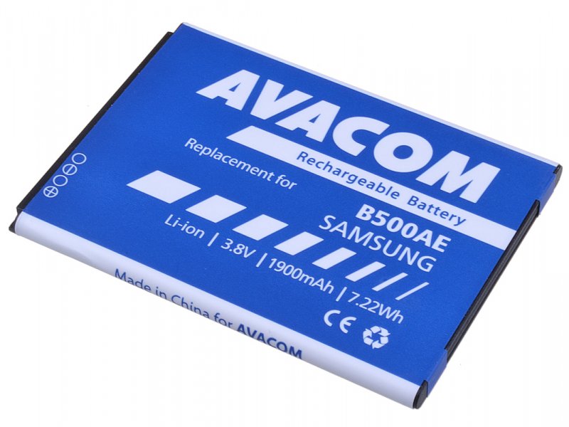 Baterie AVACOM GSSA-9190-S1900A do mobilu Samsung Galaxy S4 mini, Li-Ion 3,8V 1900mAh - obrázek č. 1