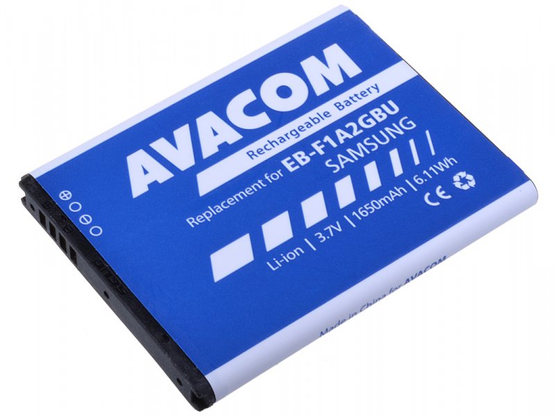 Baterie AVACOM GSSA-I9100-S1650A do mobilu Samsung i9100 Li-Ion 3,7V 1650mAh (náhrada EB-F1A2GBU) - obrázek č. 1