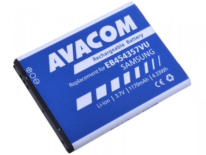 Baterie AVACOM GSSA-S5360-S950A do mobilu Samsung S5360 Li-Ion 3,7V 1200mAh (náhrada EB454357VU) - obrázek č. 1