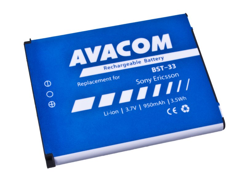 Baterie AVACOM GSSE-W900-S950A do mobilu Sony Ericsson K550i, K800, W900i Li-Ion 3,7V 950mAh (náhrad - obrázek produktu