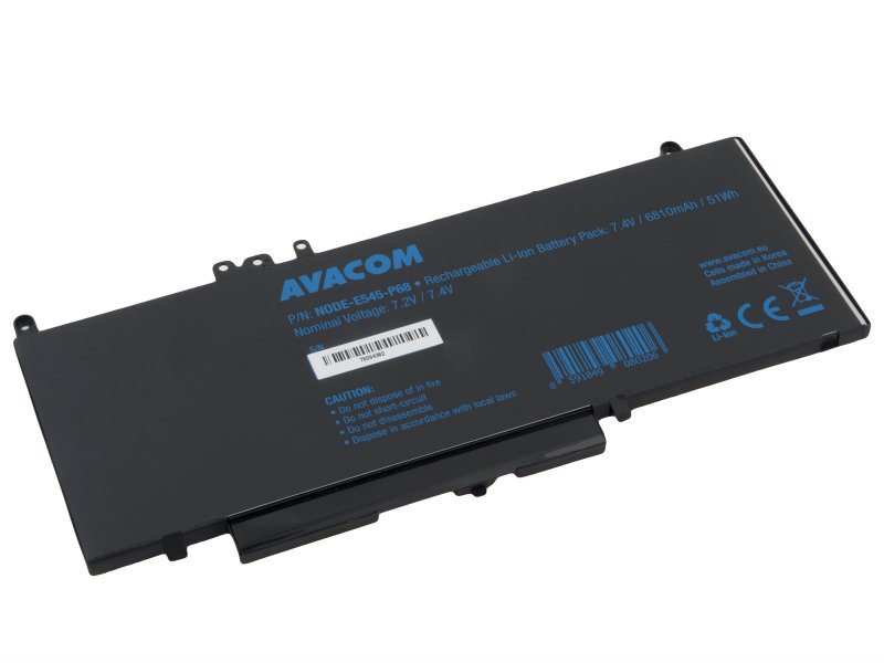 Baterie AVACOM pro Dell Latitude E5450 Li-Pol 7,4V 6810mAh 51Wh - obrázek produktu