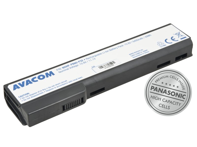 Baterie AVACOM pro HP ProBook 6360b, 6460b series Li-Ion 10,8V 6400mAh 69Wh - obrázek produktu