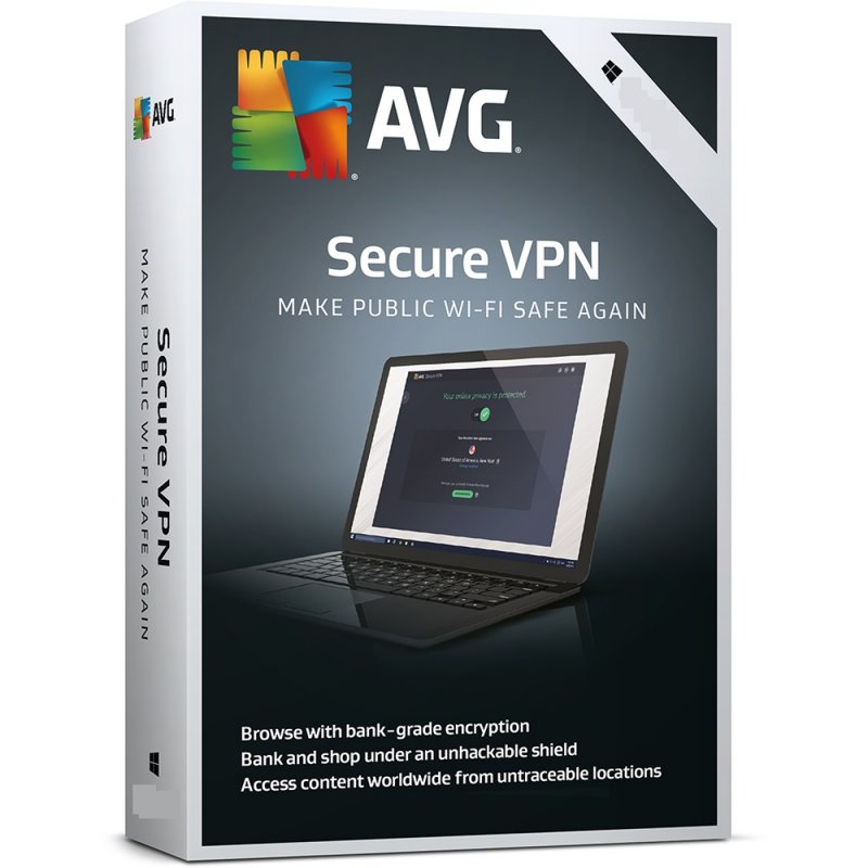 AVG Secure VPN 5 PC 1 rok předplatné - obrázek produktu