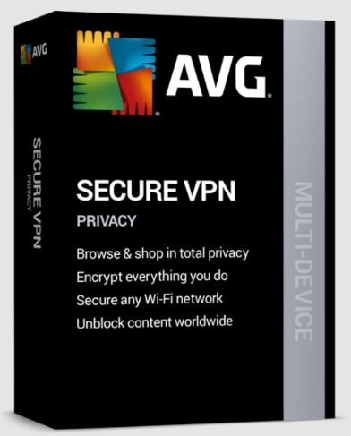 AVG Secure VPN (Multi-device, up to 10 device) 1 Year - obrázek produktu
