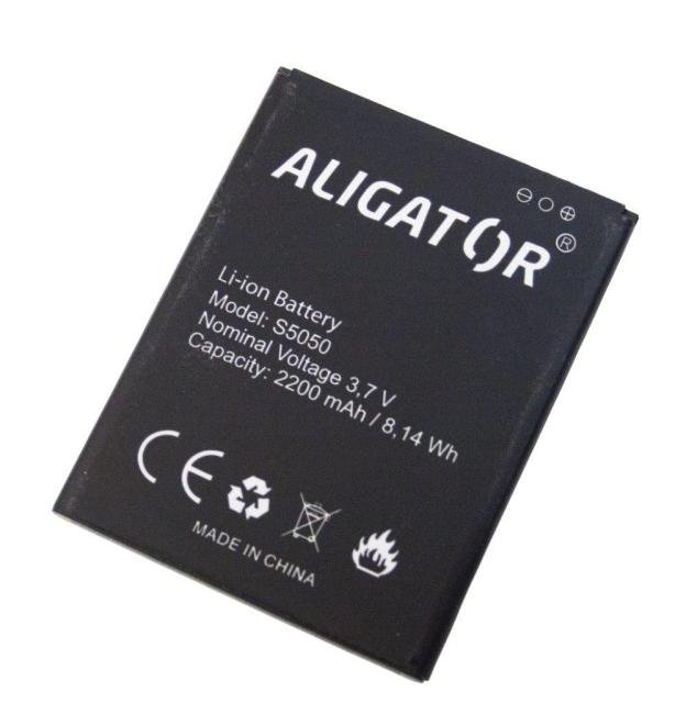 Aligator baterie S5050 Duo, Li-Ion 2200 mAh bulk - obrázek produktu