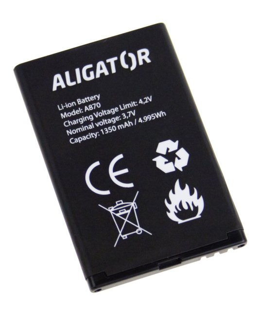 Aligator baterie A800/ A850/ A870/ D920 Li-Ion bulk - obrázek produktu