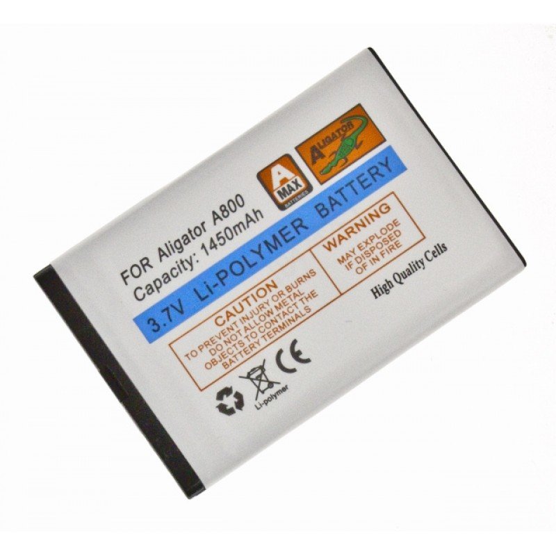 Aligator baterie A800/ A850, Li-Pol 1450 mAh - obrázek produktu