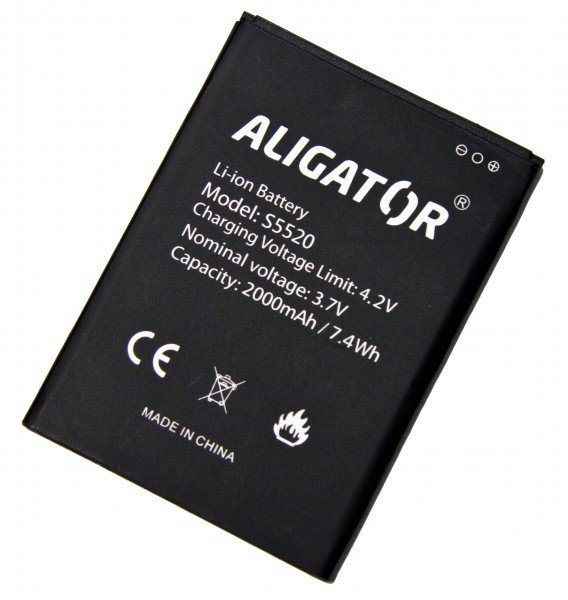 Aligator baterie S5520 Duo, Li-Ion 2000mAh - obrázek produktu