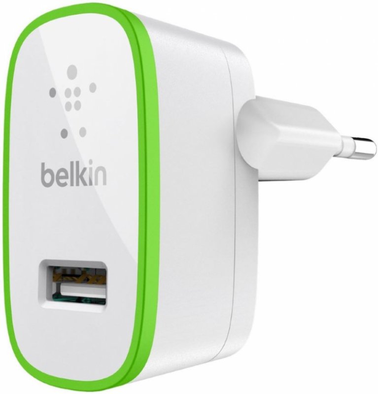 BELKIN USB 230V nabíječka, 1xUSB ,2.4A bílá - obrázek produktu