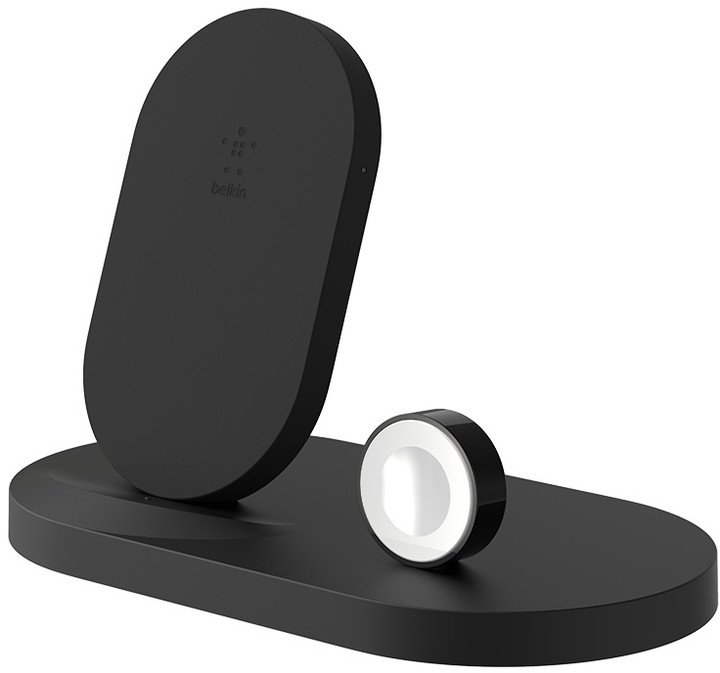 BELKIN bezdrátová QI nabíječka, 7.5W, pro Apple Watch/ iPhone, s USB, černá - obrázek produktu