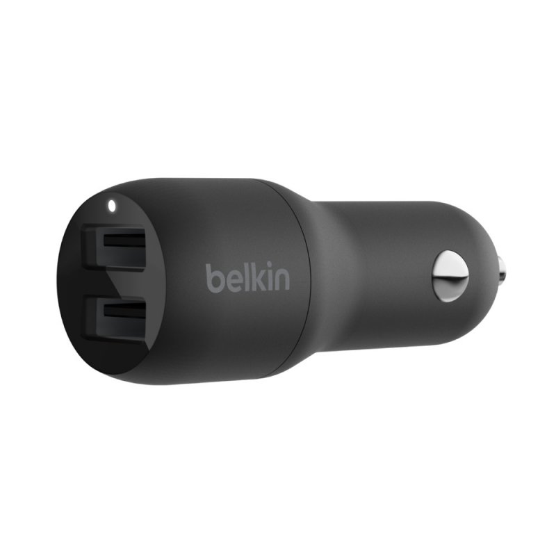 BELKIN Dual USB-A Car Charger, 12W X2, BLK - obrázek produktu