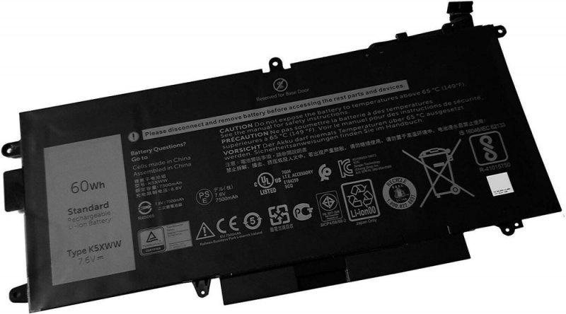 Dell Baterie 4-cell 60W/ HR LI-ON pro Latitude 5289, 7389, 7390 2v1 - obrázek produktu