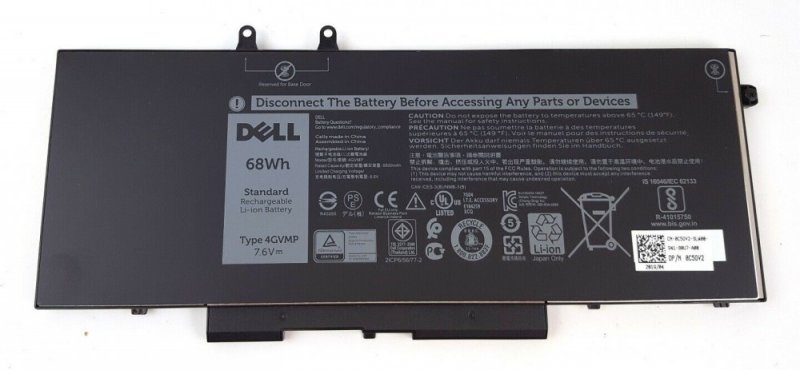 Dell Baterie 4-cell 68W/ HR LI-ON pro Latitude 5400,5500 a Precision M3540 - obrázek produktu