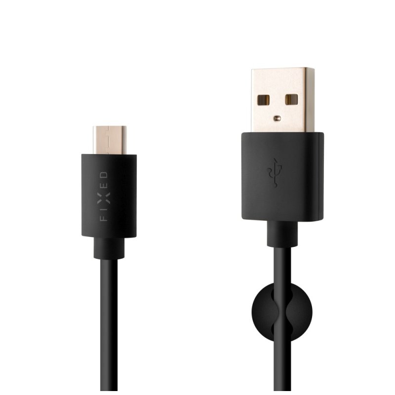 Síťová nabíječka FIXED, USB-C, 2,4A, černá - obrázek č. 3