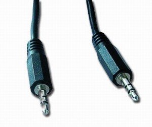 Kabel přípojný jack 3,5mm M/ M, 1,2m, audio - obrázek produktu