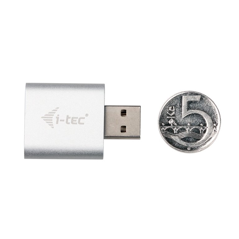 i-tec USB 2.0 Metal Mini Audio Adapter - obrázek č. 3