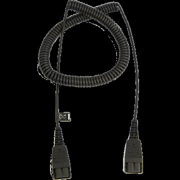 Jabra Extension cord, QD-QD, 0,5-2m, coiled - obrázek produktu