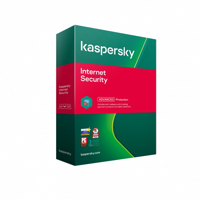 Kaspersky Internet Security 1x 1 rok Nová BOX - obrázek produktu