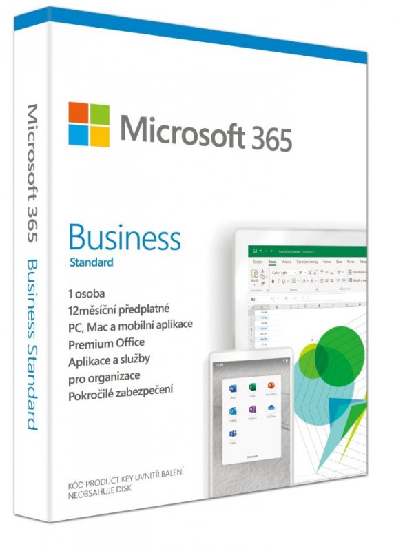 Microsoft 365 Business Standard P6 Mac/ Win, 1 rok, CZ - obrázek produktu