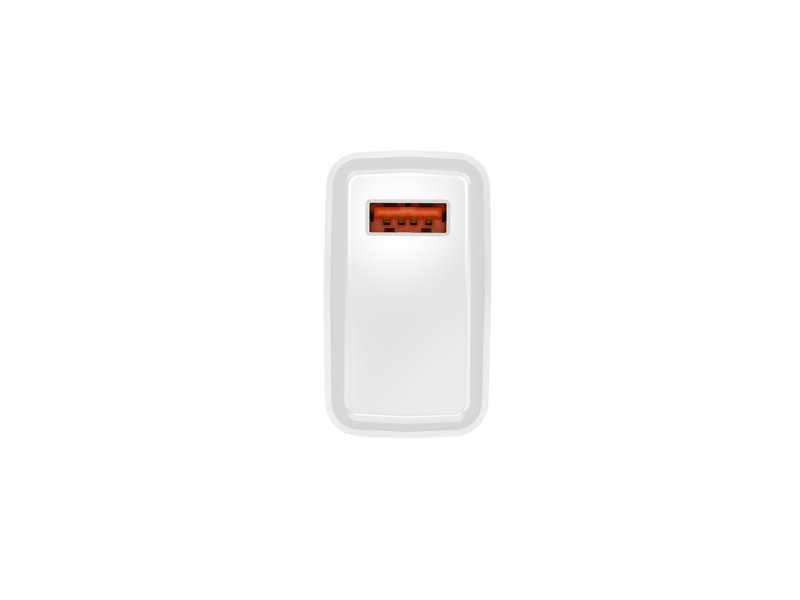 Universální nabíječka Natec RIBERA 18W 1X USB-A, bílá - obrázek produktu
