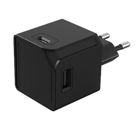Zásuvka PowerCube USBcube ORIGINAL A+C Black (2x USB-A, 2x USB-C, 3A) - obrázek produktu