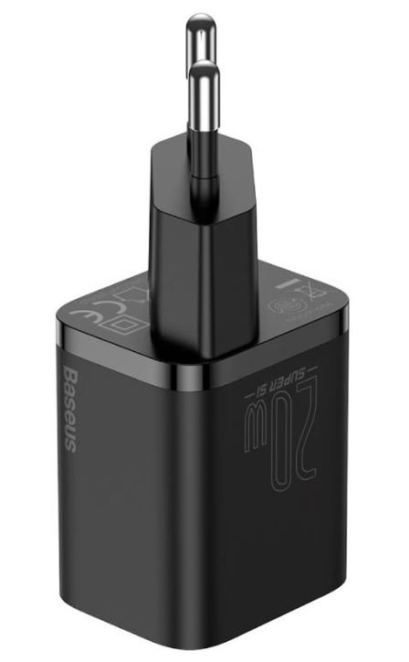 Baseus CCSUP-B01 Super Si Quick Nabíječka USB-C 20W Black - obrázek č. 1