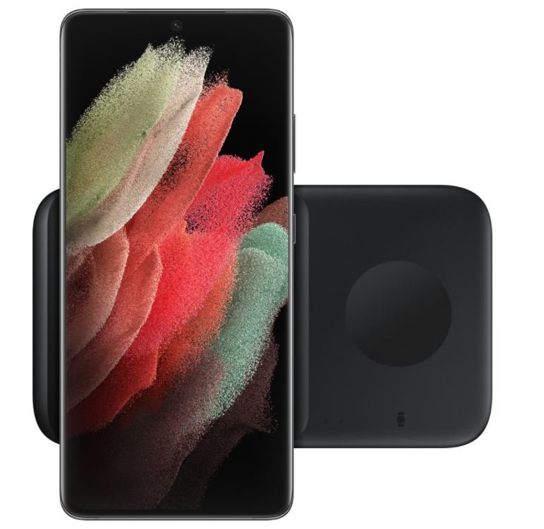 Samsung Duální bezdrátová nabíječka, bez kabelu v balení, Black - obrázek č. 1