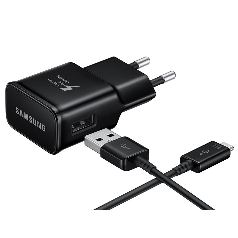 Samsung USB-C EP-TA20EBE Fast Charge Black - obrázek produktu