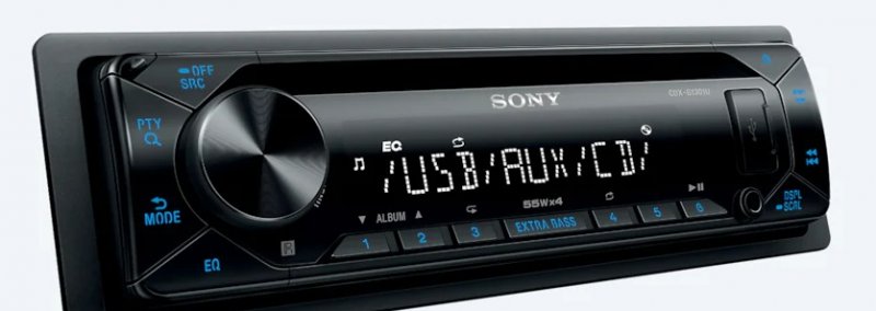 Sony autorádio s CD CDX-G1301, AUX, USB - obrázek č. 2