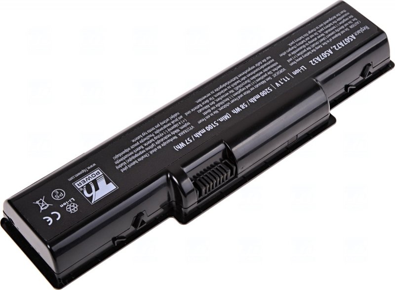 Baterie T6 power Acer Aspire 2930, 4220, 4310, 4520, 4720, 4730,  4920, 4930, 5517, 6cell, 5200mAh - obrázek č. 1