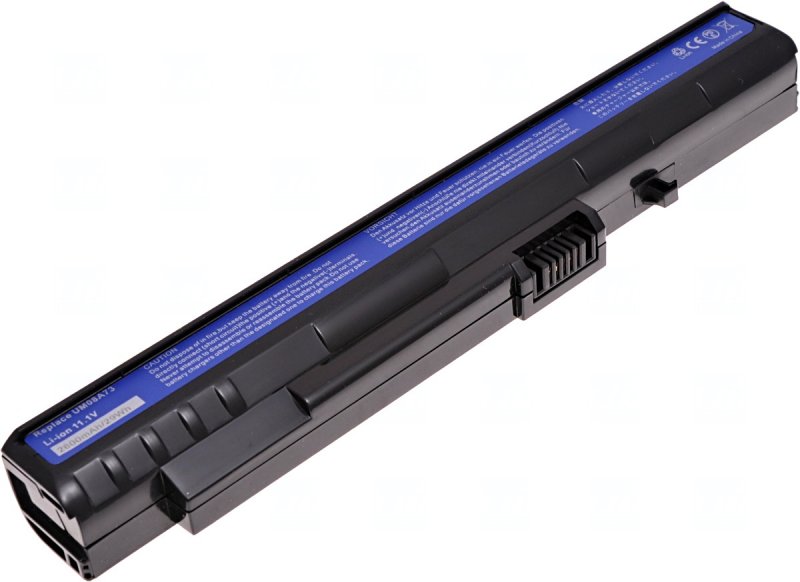 Baterie T6 power Acer Aspire One 8, 9, 10, 1, A110, A150, D150, D250, P531h, 2600mAh, 29Wh, 3cell - obrázek produktu