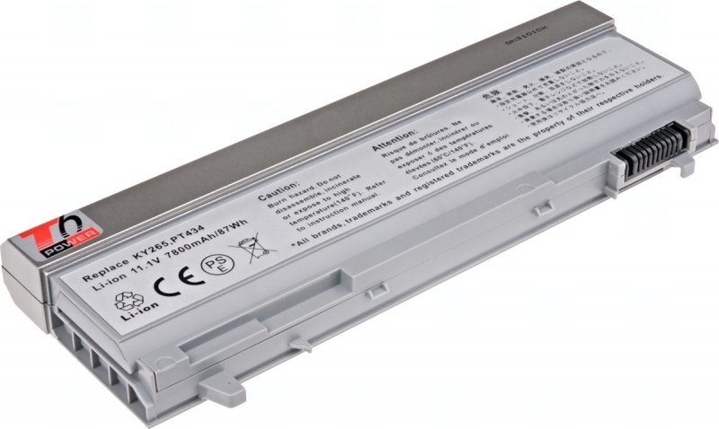 Baterie T6 power Dell Latitude E6400, E6410, E6500, E6510, 9cell, 7800mAh - obrázek produktu
