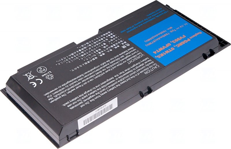 Baterie T6 Power Dell Precision M6700, M6800, M4800, 7800mAh, 87Wh, 9cell - obrázek č. 1