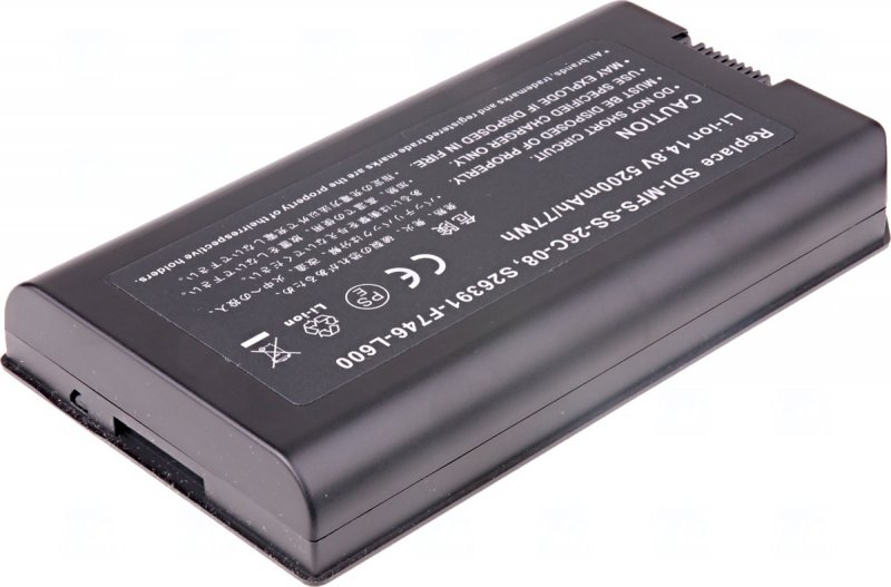 Baterie T6 power Fujitsu Esprimo Mobile X9510, X9515, X9525, D9510, 8cell, 5200mAh - obrázek č. 1