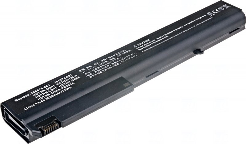 Baterie T6 power HP Compaq nx7400, nx8200, nc8200, nw8200, nw8440, 8510p, 8710p, 8cell, 5200mAh - obrázek produktu