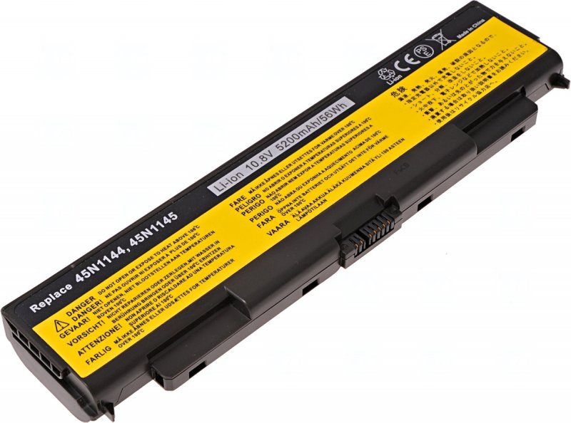 Baterie T6 Power Lenovo ThinkPad T440p, T540p, W540, L440, L540 serie, 5200mAh, 56Wh, 6cell - obrázek produktu