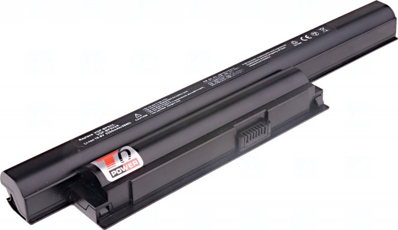 Baterie T6 power Sony Vaio VPC-EA, VPC-EB, VPC-EC, VPC-EE, VPC-EF serie, 4400mAh, 48Wh, 6cell - obrázek produktu