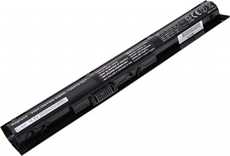 Baterie T6 Power HP ProBook 440 G2, 445 G2, 450 G2, 455 G2, Pavilion 15-p000, 2600mAh, 38Wh, 4cell - obrázek produktu