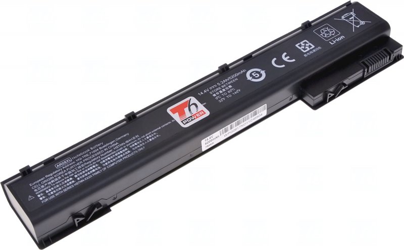 Baterie T6 Power HP ZBook 15 G1, 15 G2, ZBook 17 G1, 17 G2, 5200mAh, 75Wh, 8cell - obrázek produktu
