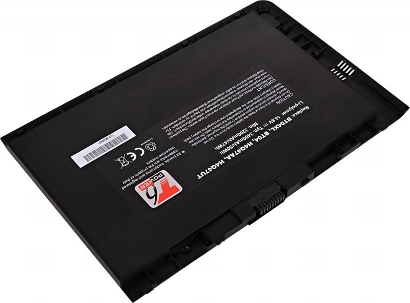Baterie T6 Power HP EliteBook 9470m, EliteBook Folio 9470m, 3400mAh, 50Wh, 4cell, Li-pol - obrázek č. 1