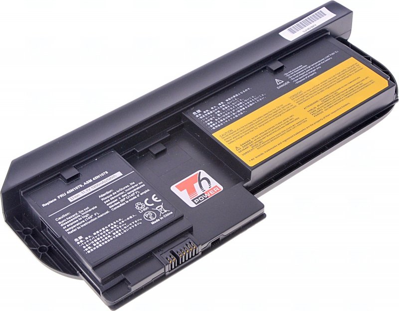 Baterie T6 power Lenovo ThinkPad X230 Tablet, X230t, X230i Tablet, 5200mAh, 58Wh, 6cell - obrázek produktu