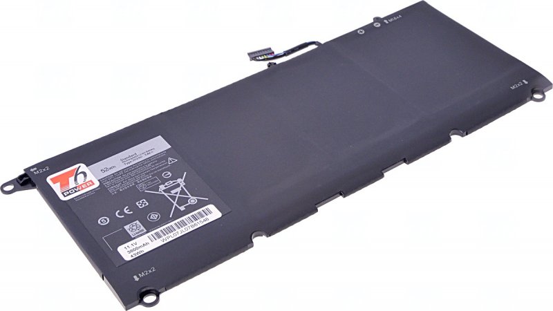Baterie T6 Power Dell XPS 13 9343, XPS 13 9350, 7368mAh, 56Wh, 4cell, Li-pol - obrázek produktu