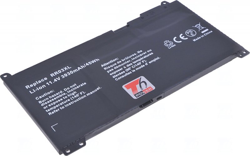 Baterie T6 Power HP ProBook 430 G4/ G5, 440 G4/ G5, 450 G4/ G5, 470 G4/ G5, 3930mAh, 45Wh, 3cell, Li-pol - obrázek č. 1