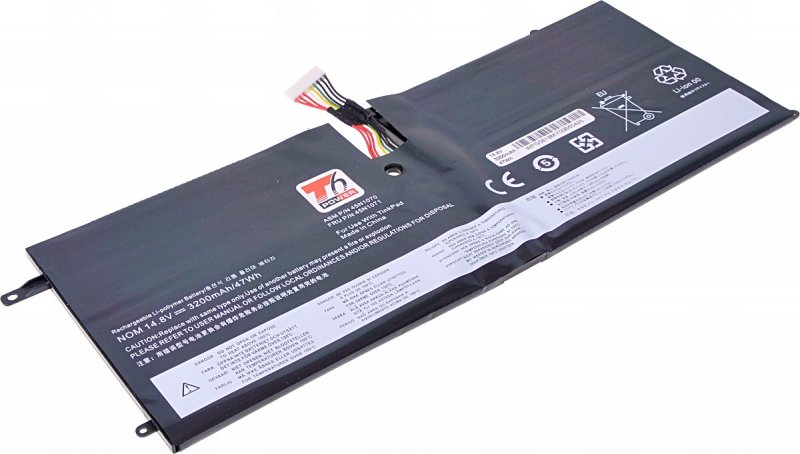 Baterie T6 Power Lenovo ThinkPad X1 Carbon 1st Gen, 3200mAh, 47Wh, 4cell, Li-Pol - obrázek produktu