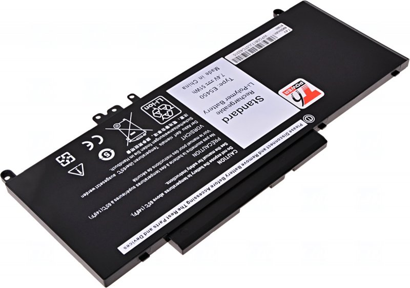 Baterie T6 Power Dell Latitude E5450, E5550, E5250, 3150, 3160, 6900mAh, 51Wh, 4cell, Li-pol - obrázek č. 1